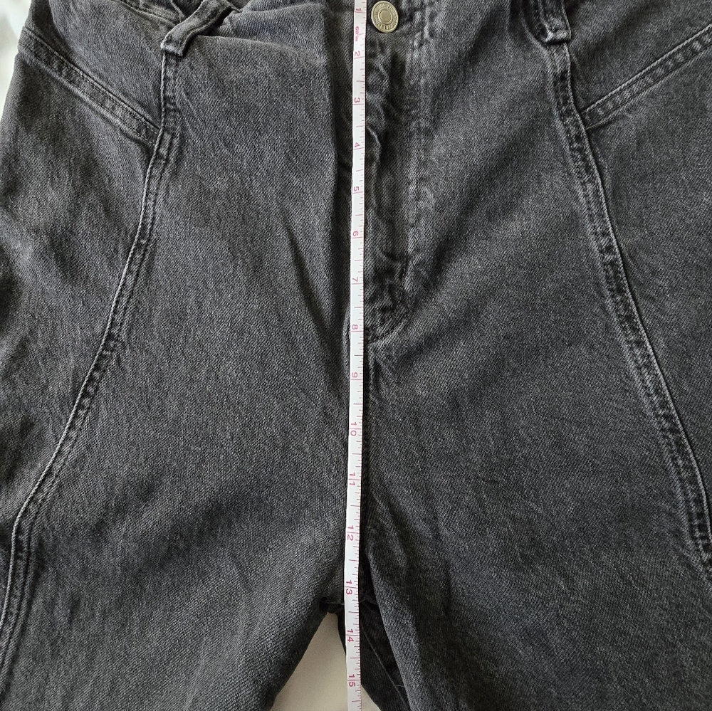 Free People We the Free Florence High Rise Flare Jeans Women 32 Denim Wide Leg - Picture 3 of 16